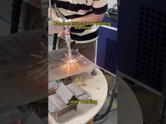 Máquina laser portátil de 3 em 1 de 2000W permite operação integrada de vários processos