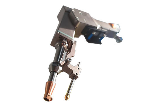 Cabeça de solda manual industrial, motor duplo para materiais metálicos