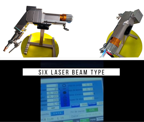 Bom preço. Cabeça de soldagem portátil personalizada, duplo motor Cabeça de laser de fibra 1000w on-line