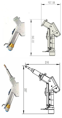 Bom preço. 1000W 2000W Cabeça de limpeza a laser industrial portátil multifuncional on-line