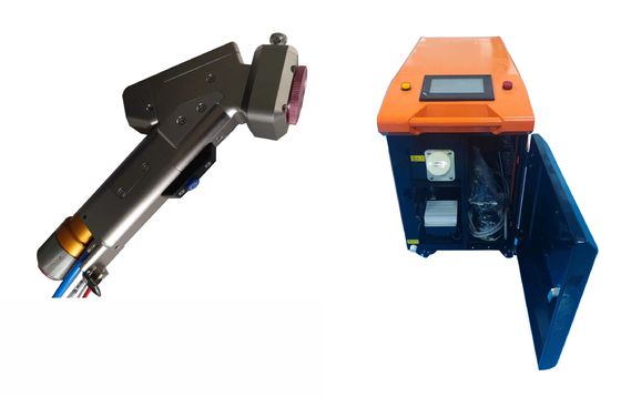 Bom preço. Pistola de limpeza de cabeça de laser portátil personalizada com largura de limpeza de 300 mm on-line