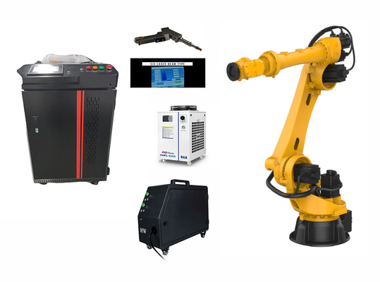Bom preço. Máquina de solda a laser de mão rápida e flexível 2000W com unidade de refrigeração por água on-line