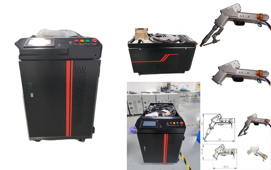 Bom preço. 2000w Máquina de Soldadura Rápida a Laser Portátil Fibra de Laser Fonte on-line