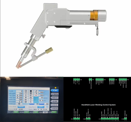 Bom preço. Cabeça de solda a laser portátil de máquina de solda a laser de fibra com várias formas de saída de feixe de laser on-line