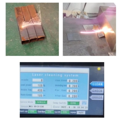 Bom preço. Máquina de limpeza a laser de balanço único portátil de 2000W com modo de saída a laser CW on-line