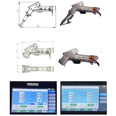 2000W portátil 3 em 1 laser soldeiro limpador de cortador permite multi-processo operação integrada