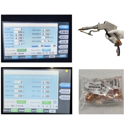 Máquina industrial de laser portátil 3-em-1 com 3 funções-chave para várias aplicações